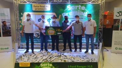 Ganhador da PromoÃ§Ã£o Sorte Premiada do Sicredi foi de Laranjal